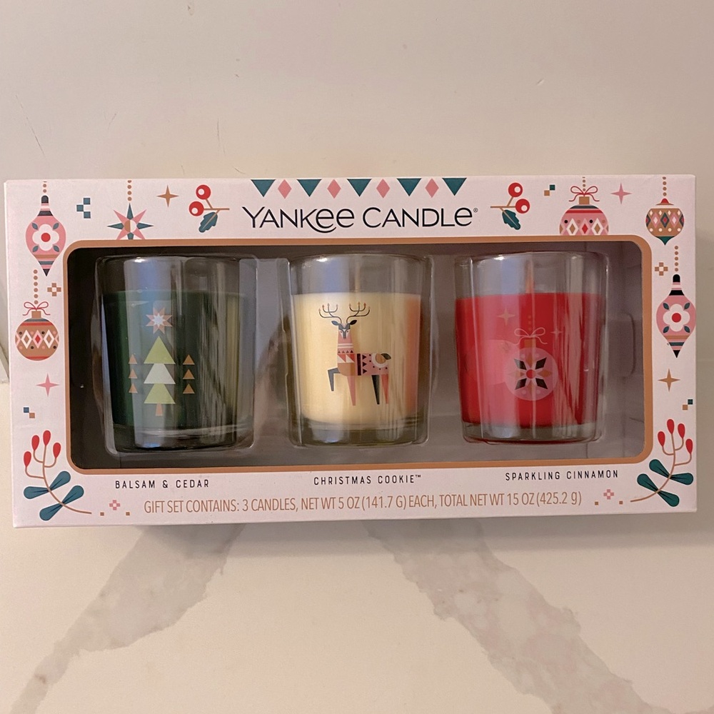 Yankee Candle Holiday Candle set